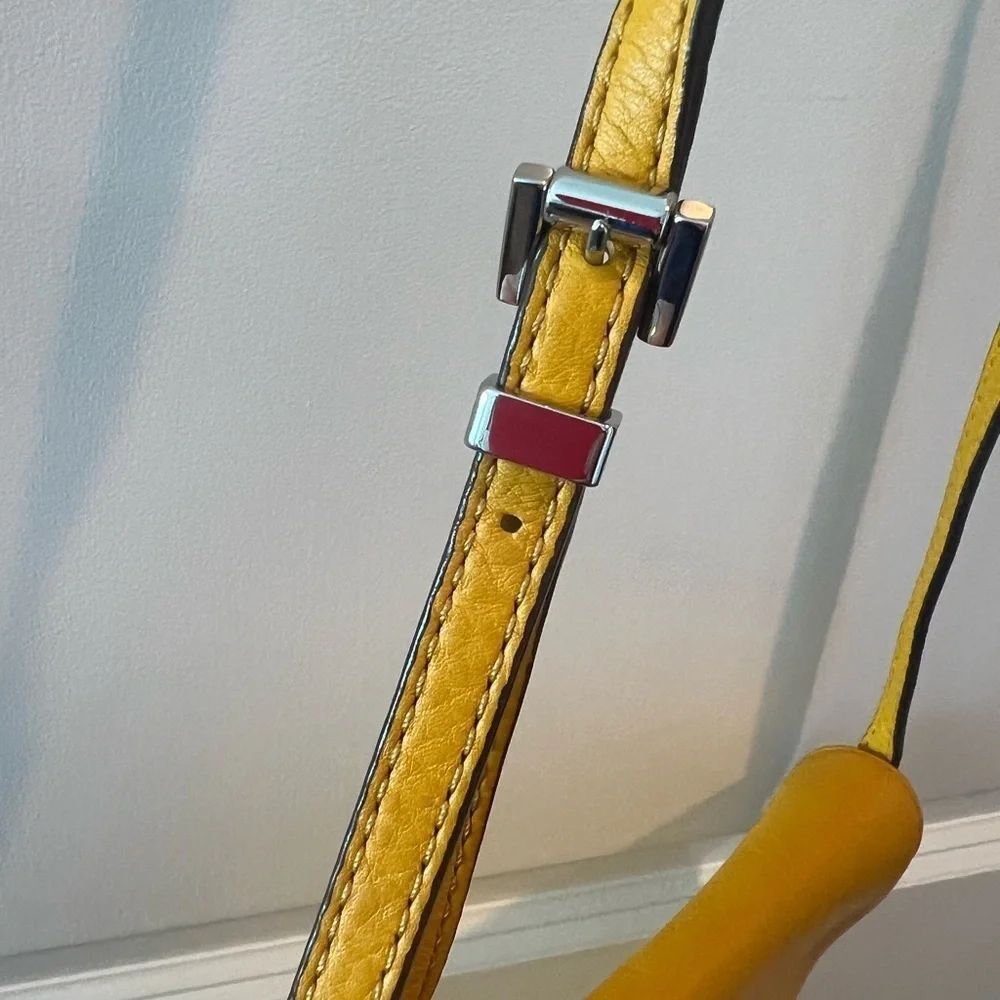 Michael Kors Yellow Crossbody Bag with Adjustable Strap